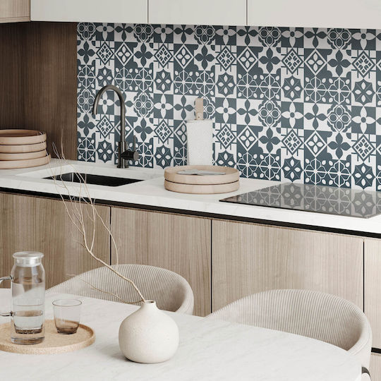 Vinyl Tile Stickers Hallway Geometric Patterns Tiles 6x60x30 cm