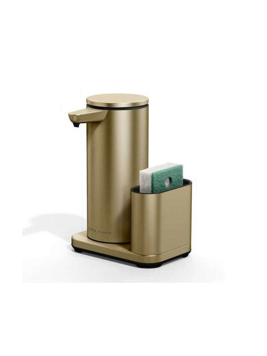 Pulse Spender Küche aus Inox mit Schwammhalter Gold 414ml