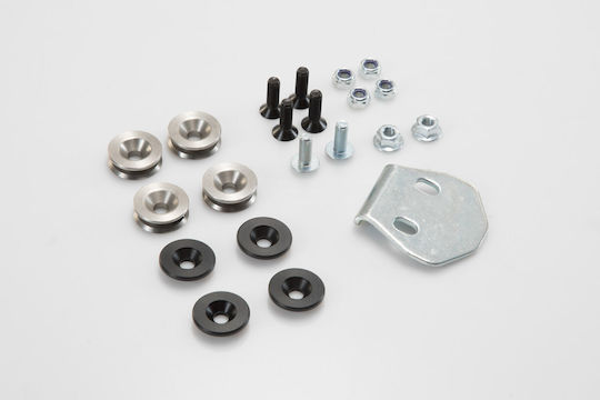 Set Case Mounts Topcase Sw-motech Trax Adv Bmw F 750 GS Black Bmw Plastic Rack