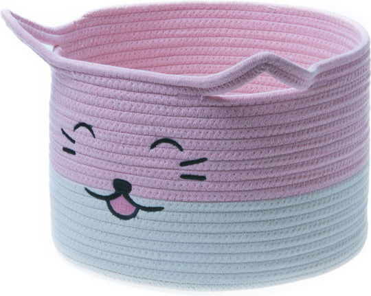 Gamberritos Kids Gamberritos Kids Stoff Spielzeugkiste Kitten Rosa 30x20cm