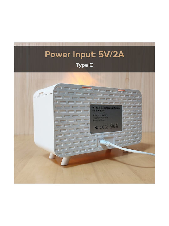 Led Aromatherapy Diffuser with Timer White 150ml ABIS-MY20