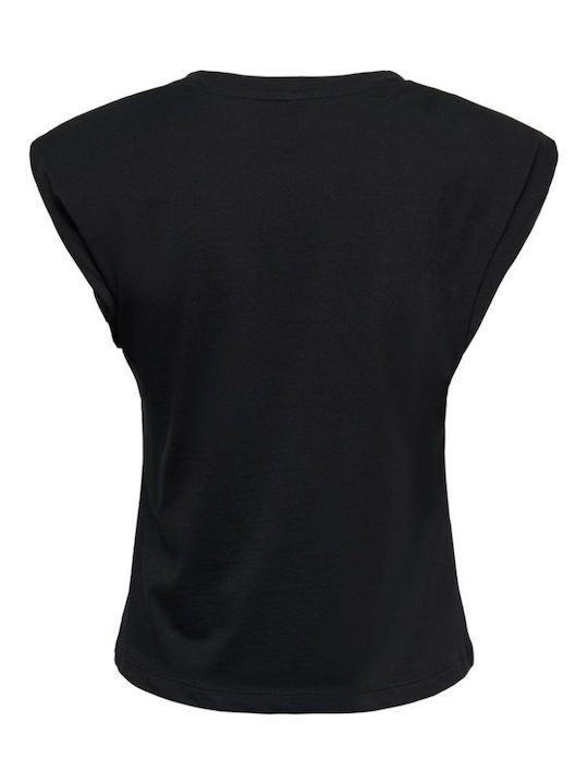 Only Women's Cotton Long Sleeve Blouse Black