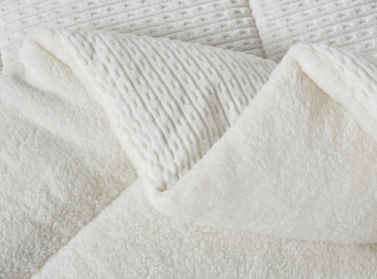 Liolios Home Sherpa Comforter Semi Double 180x240cm Sahara Off White