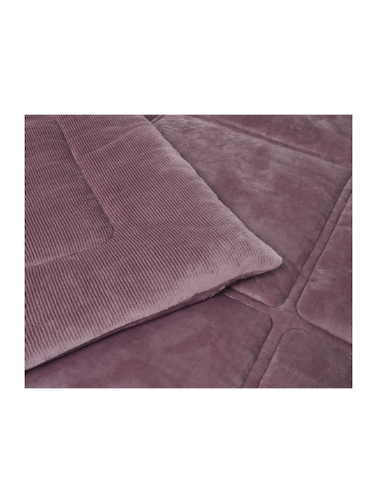 Liolios Home Sherpa Comforter Single 160x240cm Napoli Lilac