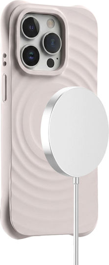 Jaym Калъф За iPhone 16 Pro Max Circle Magsafe Серия Подсилени Ъгли Светлорозов