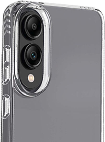 Force Case Case Galaxy S25 Edge 3m Shockproof Protection Raised Edges Transparent