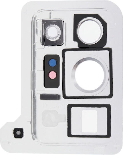 Clappio Obiectiv Pentru Cameră Spate Samsung Galaxy Note 20 Ultra Rama Albă