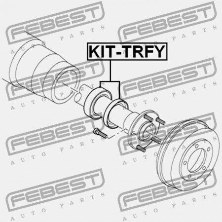 Σετ Ρουλεμάν Πίσω Ημιαξόνων Ford Transit Fy 2000-2006 Eu 1201302