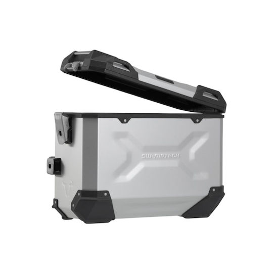 Sw-motech Trax Adv 45/45 Lt Yamaha Tracer 9 Gt Gt+ 25 Hard Cases Base Kit Silver