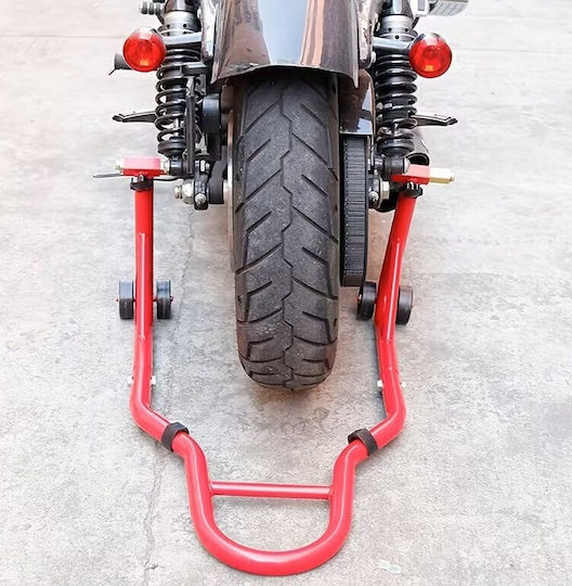Suport universal față spate pentru motocicletă Zola suportă 450 kg reglabil 355 mm ridicare oțel