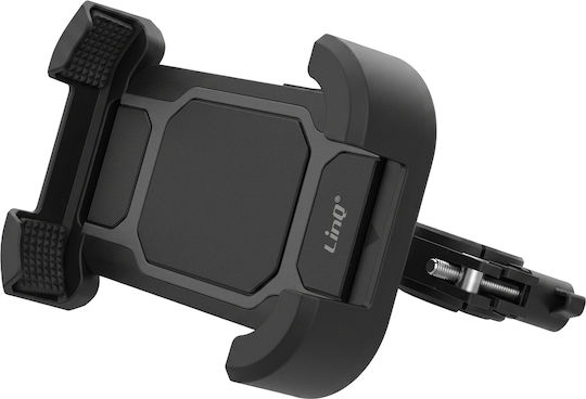 Linq Fahrradkoffer & -halter Handy-Halterung MTB Lenkerhalterung 4 Stoßdämpfer Automatisches Verriegeln Schwarz
