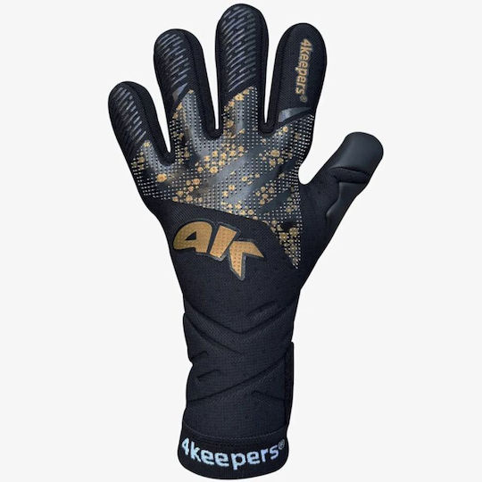 4Keepers Ръкавици за Вратари за Възрастни Черни