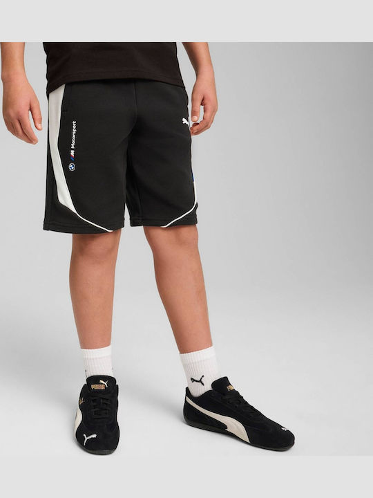 Pantaloni scurți/bermude sport pentru copii Bmw Mms Negru