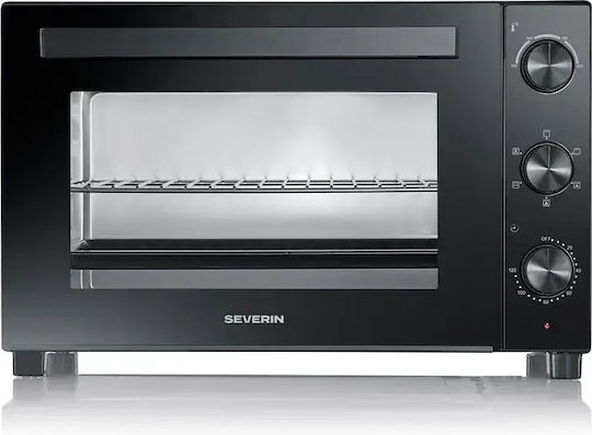 Severin Electric Countertop Oven 46lt No Burners with Hot Air Black