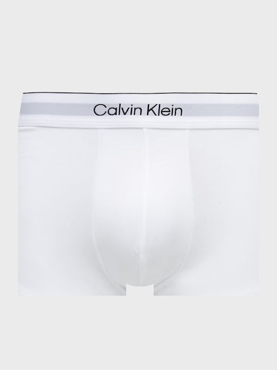 Calvin Klein Low Rise Boxeri pentru bărbați White Cu Imprimeuri 3Pack
