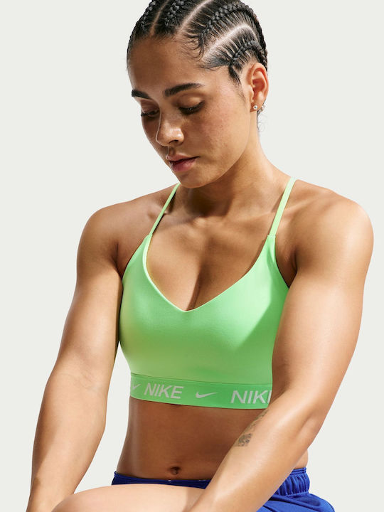 Dri-Fit Indy Women's Athletic Sports Bra Illusion Green with Lining