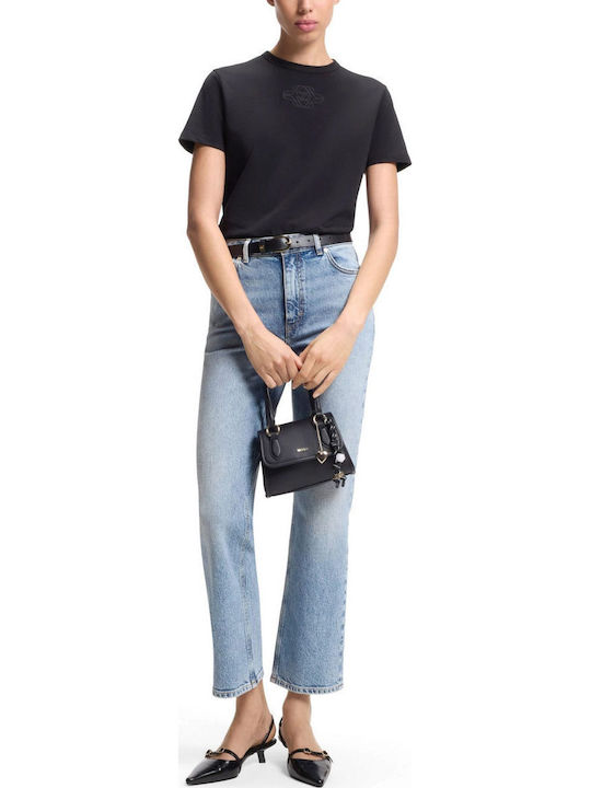 High Rise Women's Jean Pants Straight Line