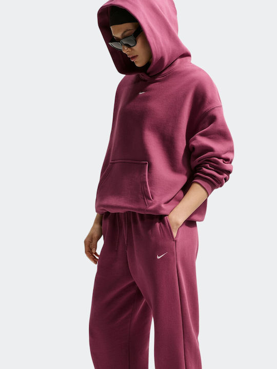 Studio Fleece Pantaloni de Trening Fleece Roz Smoke / Sail