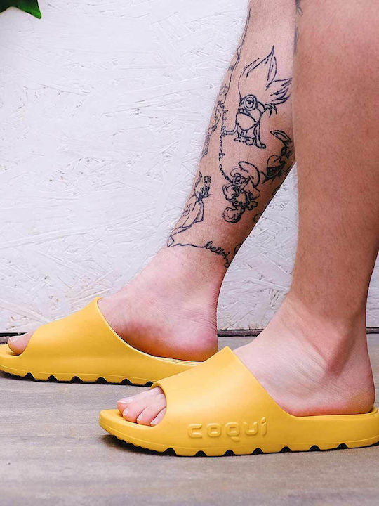 Men's Yellow Flip-Flops