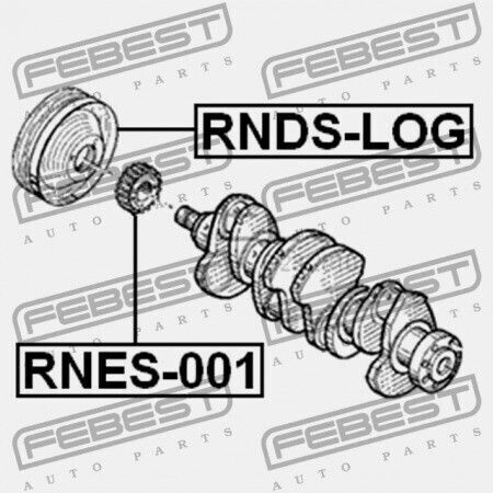 Renault Logan 2005-2013 Fulie Arbore Cotit 7700273916