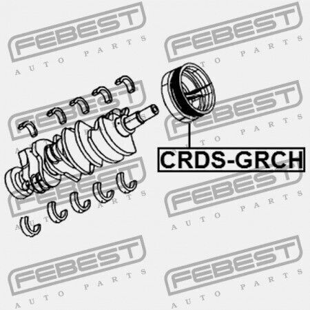 Chrysler Aspen Hg 2007-2009 Τροχαλία Στροφαλοφόρου Άξονα 53020689ab