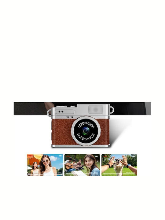 Mini Digital Camera Xrec X4 2mp 1080p Lcd 0.96 Pendant Keychain Charm X4 Black