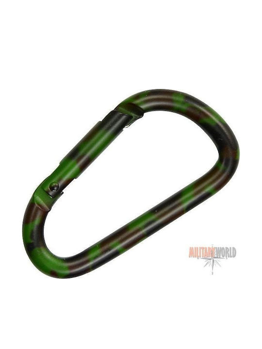Mfh Mil-tec Carabiner Keychain Woodland Universal