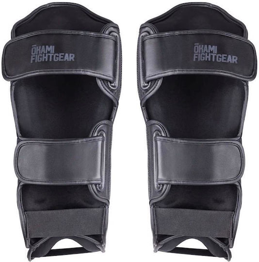 Okami Adults Black Shin Guards