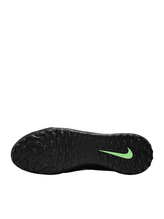 Nike Phantom 6 Low Academy TF Football Shoes with Molded Cleats Black