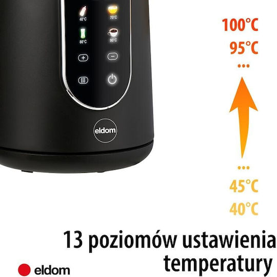 Eldom Βραστήρας 1.7lt 2200W Γκρι
