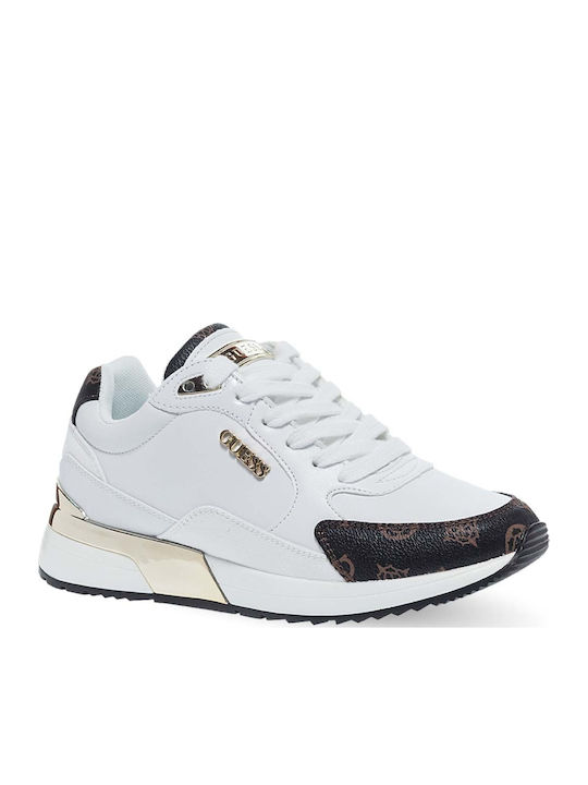 Moxea Sneakers Alb / Negru