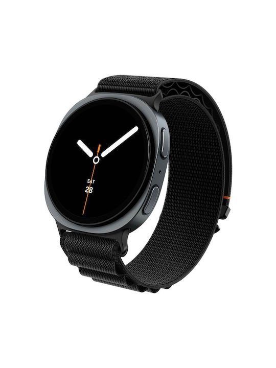 Spigen Fabric Strap Black (Samsung Galaxy Watch 9/8 46mm/44mm/40mm)