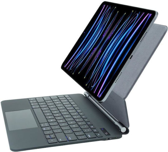 XO Flip Cover with Keyboard Black (Ipad 12,9in)