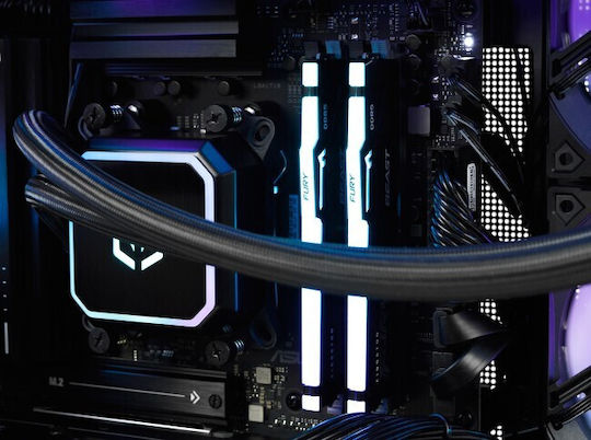 Komputronik Level UP F38 Gaming Desktop PC (Ryzen 7-7800X3D/32GB DDR5/2.0TB SSD + 8.2TB HDD/Radeon RX 9070 XT/W11 Home)