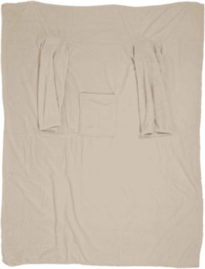 Out of the Blue Decke mit Ärmeln 135x172cm Beige Out of the Blue Decke mit Ärmeln 135x172cm Beige
