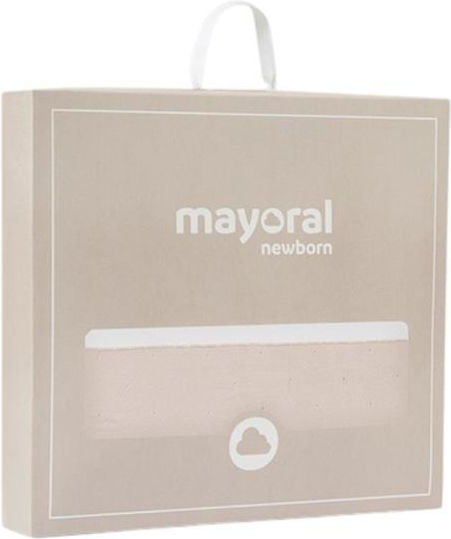 Mayoral Blanket Nursery Swaddling Blankets Knitted Beige 90x90cm