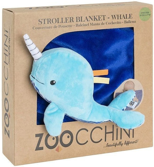 Zoocchini Κουβέρτα Αγκαλιάς & Λίκνου Fleece Μωβ 100x65.5εκ.