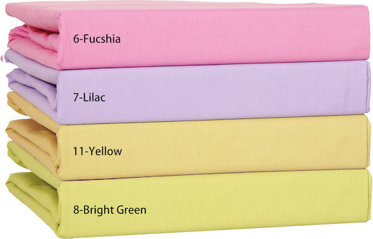Anna Riska Prestige Baby Sheets Set Cradle Cotton Lilac 80x100cm 2pcs