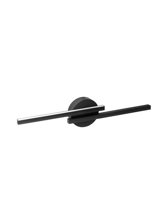 Adviti Classic Lamp Bathroom with Integrated LED and Natural White Light Black 5cm
