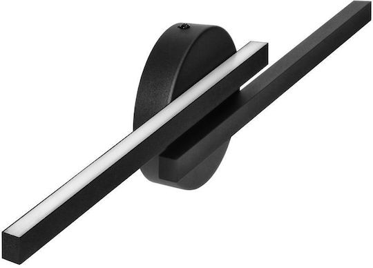 Adviti Classic Lamp Bathroom with Integrated LED and Natural White Light Black 5cm