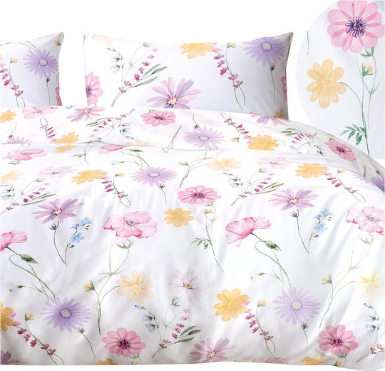 Darymex Bettbezüge Super-Queen 220x200cm Rosa Lila Darymex Bettbezüge Super-Queen 220x200cm Rosa Lila