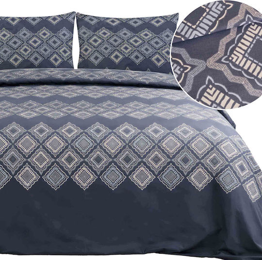 Darymex Σετ Διπλή 200x220cm Μπλε Σκούρο Darymex Σετ Διπλή 200x220cm Μπλε Σκούρο