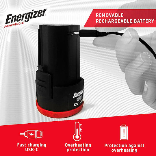 Energizer 3DR08 Screwdriver Battery 12V 1x1.5Ah
