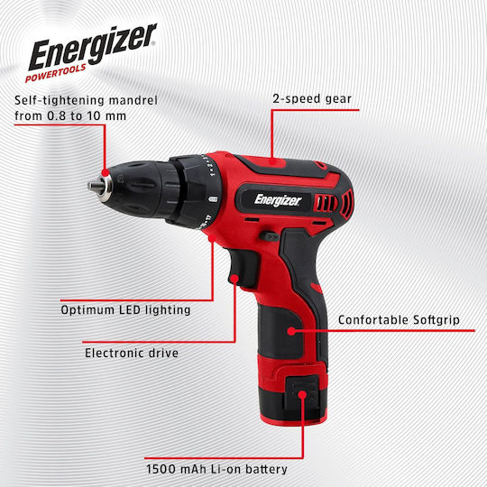 Energizer 3DR08 Screwdriver Battery 12V 1x1.5Ah