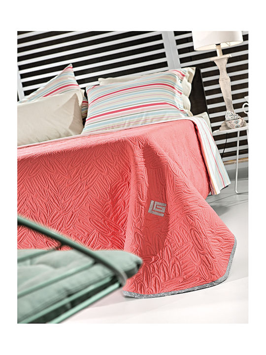 Guy Laroche Fusion Coverlet Single Microfiber Mellow Silver 160x250cm