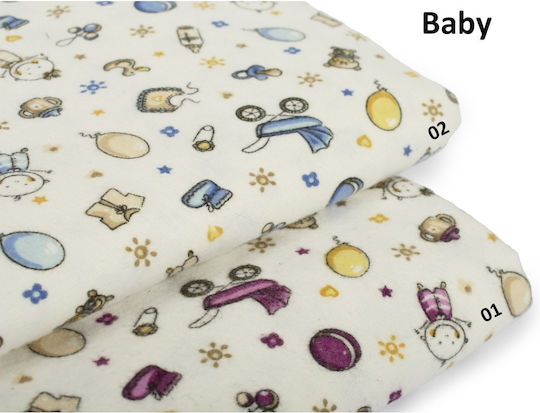 Dimcol Пухено одеяло За Количка Памук Baby Бежов 120x160см