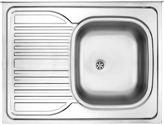 Deante Drop-In Sink Inox W60xD80cm Silver