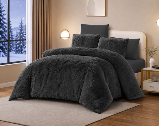 Alpha-Market Bettbezug Set Super-King 240x220cm 300