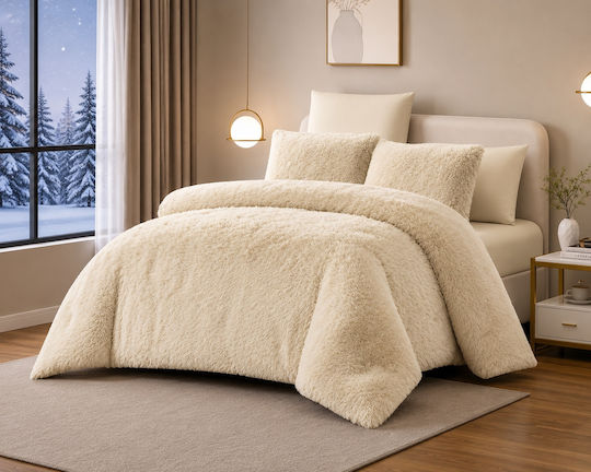 Alpha-Market Bettbezug Set Super-King 240x220cm 300