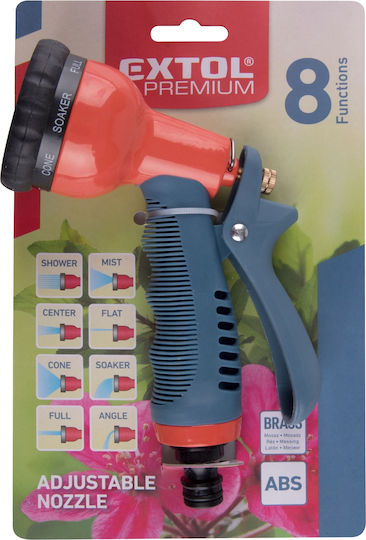 Pistol Pulverizator 8 Funcții Extol Premium 8876452 Greutate 275g